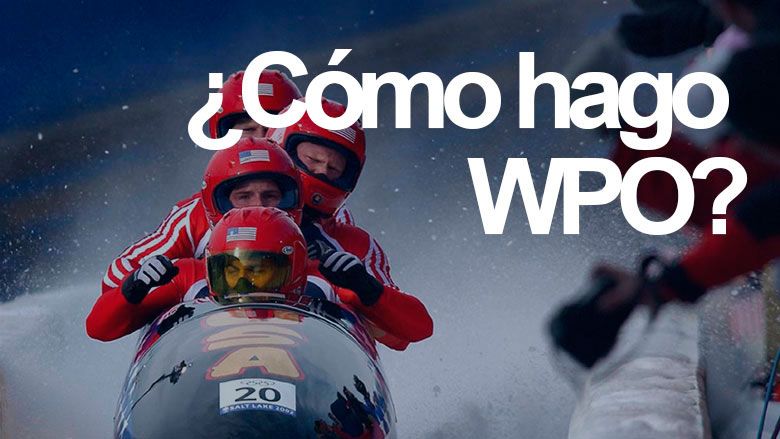 ¿Cómo hago WPO?