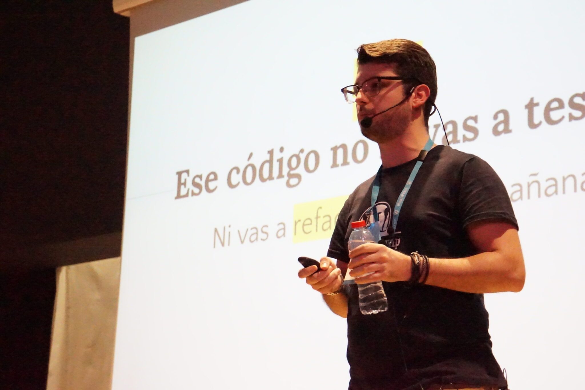 Santiago Alonso en la WordCamp Chiclana 2020